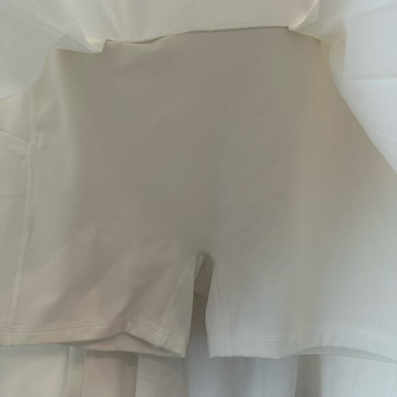 Nike Dri-FIT Advantage 17" Long Golf Skirt, White Size Large ($75 MSRP) - Picture 5 of 6